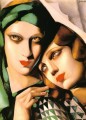 der grüne Turban 1930 zeitgenössische Tamara de Lempicka
